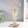 Summary Metal for 1 candle "Butterfly and geometric lily" D-5.5 cm gold 11x11x27 cm