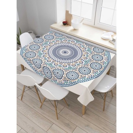 Tables on the table "Circum flowering", rectangular, oxford, size 120x145 cm