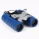 Binoculars tourist, zoom 12, lens 25mm, blue