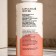 Body milk with shimmer "velvet peach" 150 ml with a dispenser