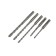 A set of drilling concrete tundra, SDS-Plus, 5-6 x 110 mm, 6-8-10 x 160 mm, 5 pcs.