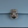 Bag Fraille, 2.2 × 2.7 cm, silver color