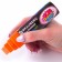 Cretaceous Brauberg "Pop-Art", 15 mm, dry, for smooth surfaces, orange