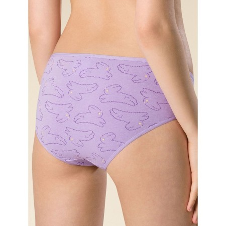 Panties for girls, height 98 cm, peach color, lavender, azure, 3 pcs-10