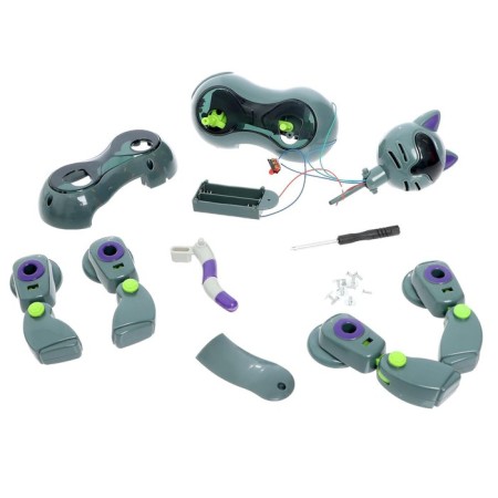 Robokot robot Euryk, electronic designer, interactive: sound, light, batteries-1