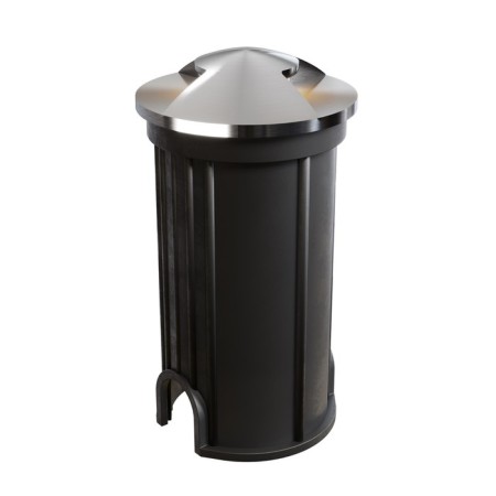 Introduced lamp Outdoor O044DL-L1S3K1, 1W, 4.2x4.2x7.8 cm, LED, 18LM, 3000K, Silver Color