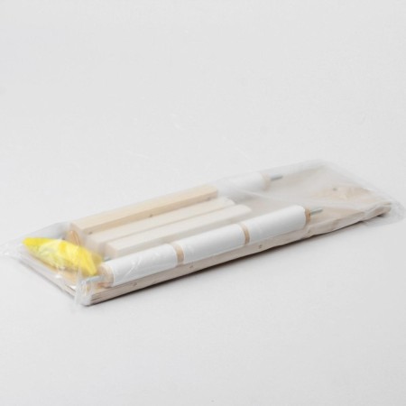 Higher-staining stalks for embroidery, 20 × 20 cm, with stand, color light wood-4