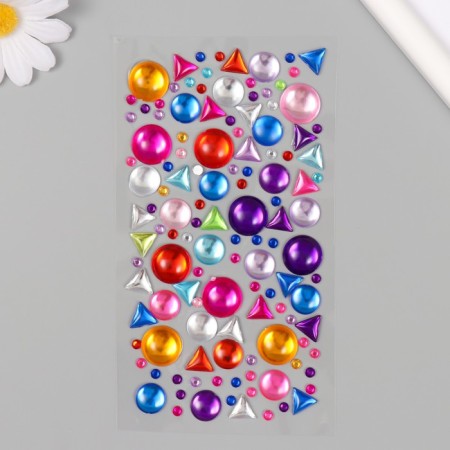 Decor for creativity Plastic "Rhuba. Circles and triangles" 25.2x9.6x0.5 cm-1