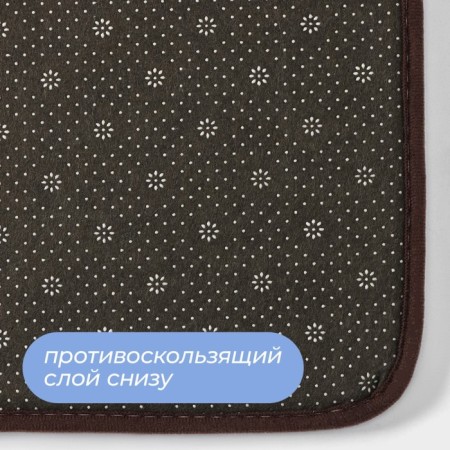 Savanna Bathroom "Stone", 40 × 60 cm, brown color-4