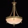 Aphrodite lamp, 3x60W E14, bronze 35x35x87 cm