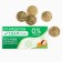 A set of chocolate coins "SBSTERIGIN", 5 pcs. x 6 g.