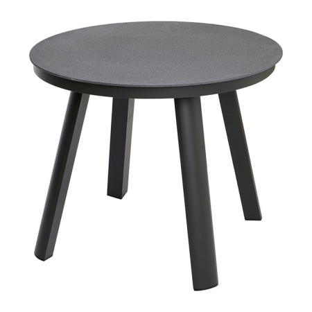 Dining table Leif, 900 × 900 × 750 mm, dark gray color