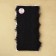 Lace cilia, 85 mm × 9 ± 0.5 m, in Bobin 3 pcs 3 m, black color