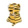 Soft toy "Tiger with a butterfly", 11 cm, on a suction cup, Mix colors