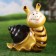 Garden figure "Snail Smile" 12x26x28cm