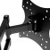 Ultramounts UM867, for TV, inclined-dwelling, 17-43 ", 44-320 mm from the wall, black