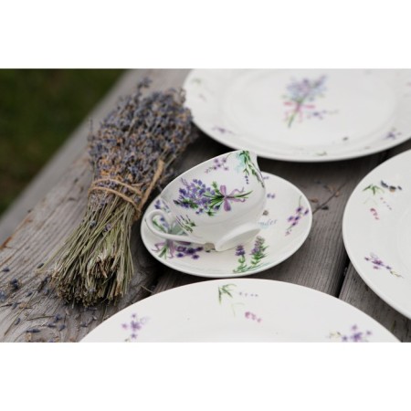 Coffee steam porcelain shade “Lavender”, 2 objects: a cup 80 ml, a saucer d = 11.4 cm, white color-9