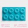 The form for baking the share "Sweets. Donuts ", 29 × 17 cm, 8 cells (d = 6 cm), color mix