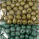 Set of beads for creativity wood "forest" d-0.8 cm, 4 colors x 15 g