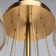 Chandelier "Federica", 8x40W E14, color gold