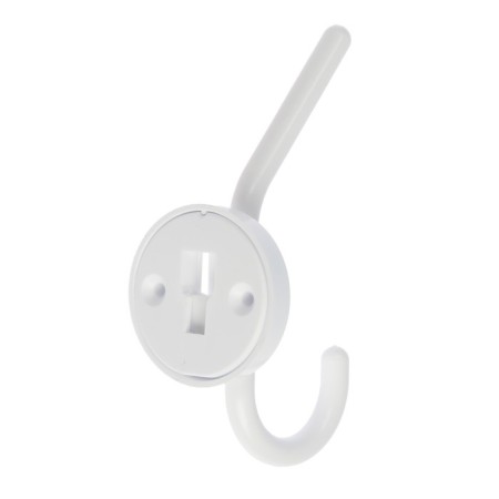 Hook-lick, one-rod, white, 50 pcs.-2