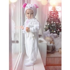 Carnival costume for kids “Mouse with decor”, velor, cotton, height 74-92 cm