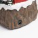 LED figure "Train and Santa Claus" 16 × 10 × 12 cm, polystone, batteries AAAX2 (not in the kit), USB, glow warm white