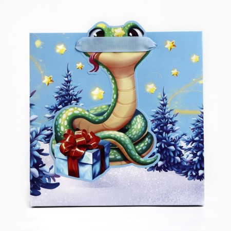 Gift package “Happy New Year!”, Snake, 22 x 22 x 10 cm, New Year-3