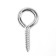 Shurup-ring Stroybat, white zinc, 5x40 mm, 2 pcs
