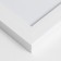 Photo frame Plastic "Gloria" 21x30 cm, with a paspartu, white