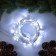 Garland “thread” 10 m, IP44, UMS, white thread, 100 LED, white glow, flickering all LEDs, 24 V