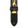 Music Life guitar belt, 60-117x5 cm, yellow flame