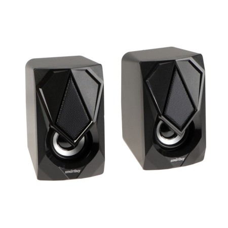 Computer speakers 2.0 Smartbuy Rebel, 6 W, USB, backlight, black