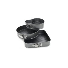 A set of baking forms Bekker, anti -stick coating, size 28x28x6.5 cm, 3 pcs