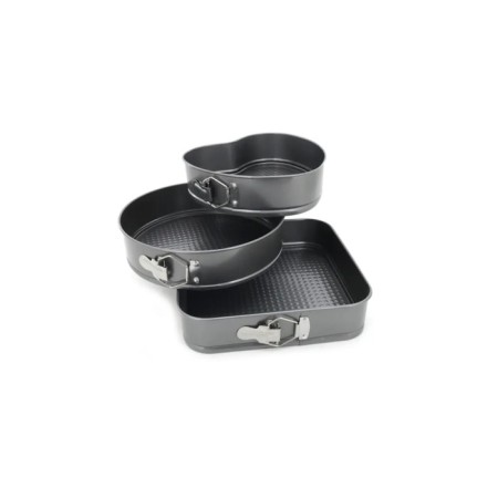 A set of baking forms Bekker, anti -stick coating, size 28x28x6.5 cm, 3 pcs