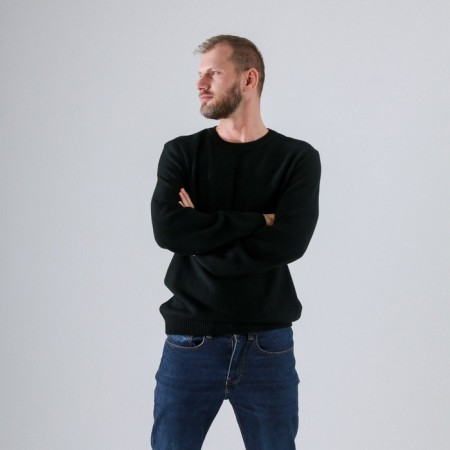 Male jumper SL, 50, black