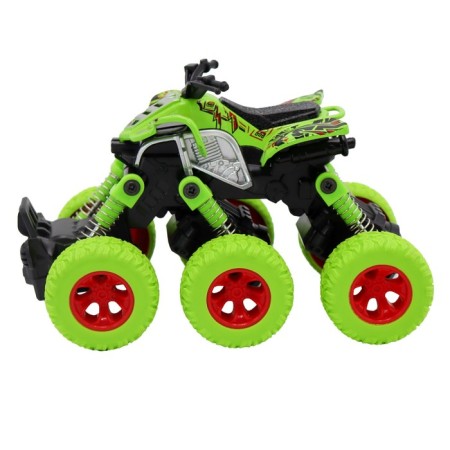 Inertial Funky Toys "ATV", springs, 6x6, green color-1