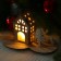 New Year's decor with backlight "Festive house" 7 × 11.5 × 8.7 cm