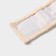 Nozzle for a flat mop of the share "pastel", 42 × 12 cm, microfiber, 60 grams, beige color