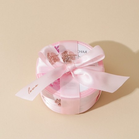 Satin tape, gift packaging, love, 2 cm x 5 m-1