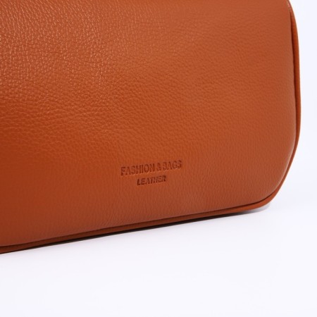 Bag Cross-Bodi with a zipper, the color is red-3