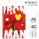 Notepad A6, 40 sheets in a solid cover, iron man, Avengers