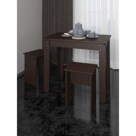 Stool, 350 × 300 × 450 mm, 2 pcs, color wenge-3