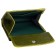 Wallet on the button, a map for maps (3)/coins/bill, swamp color 10.2x9.5x3cm