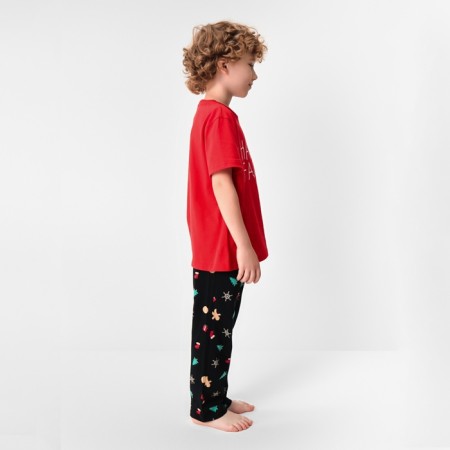 New Year. Pajama Children's Kaftan Happy Family Size 28 (86-92 cm)-4