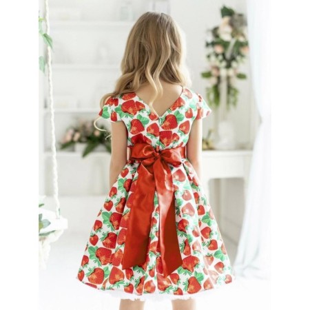 Dress "Diana", height 128 cm, white color-1