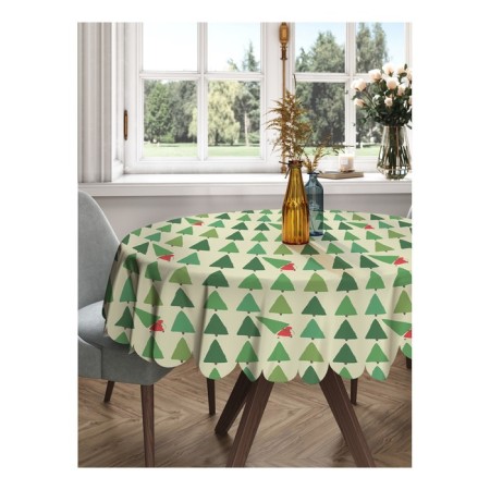 The tablecloth “stole a Christmas tree”, round, Saten, d = 150 cm