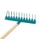 Robes straight, twisted tooth, 12 tooths, metal, wooden stalk, color mix