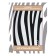 Photostes "Zebrovy pattern", Saten, size 145x265 cm, 2 pcs