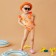 Bathing suit Children's baby Me "peaches" Growth 86-92 cm